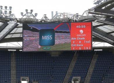 Hawk-Eye was only introduced into the GAA earlier this year.