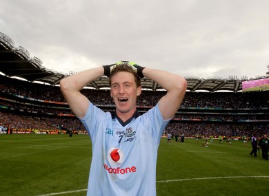 Dublin's Kevin Nolan after the 2011 All-Ireland final.