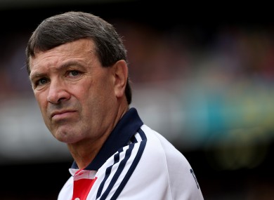Rebel leader: Cork manager manager Jimmy Barry Murphy.