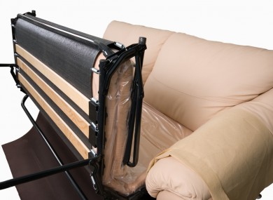 The mechanism of a modern soft sofa.