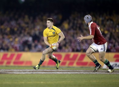 O'Connor in action against the Lions.