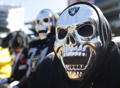 Oakland Raiders fans are known for dressing up at games.
