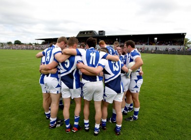 The Laois footballers.