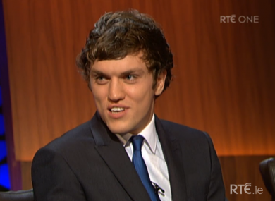 Clare's Shane O'Donnell speaks to Ryan Tubridy on the Late Late Show.